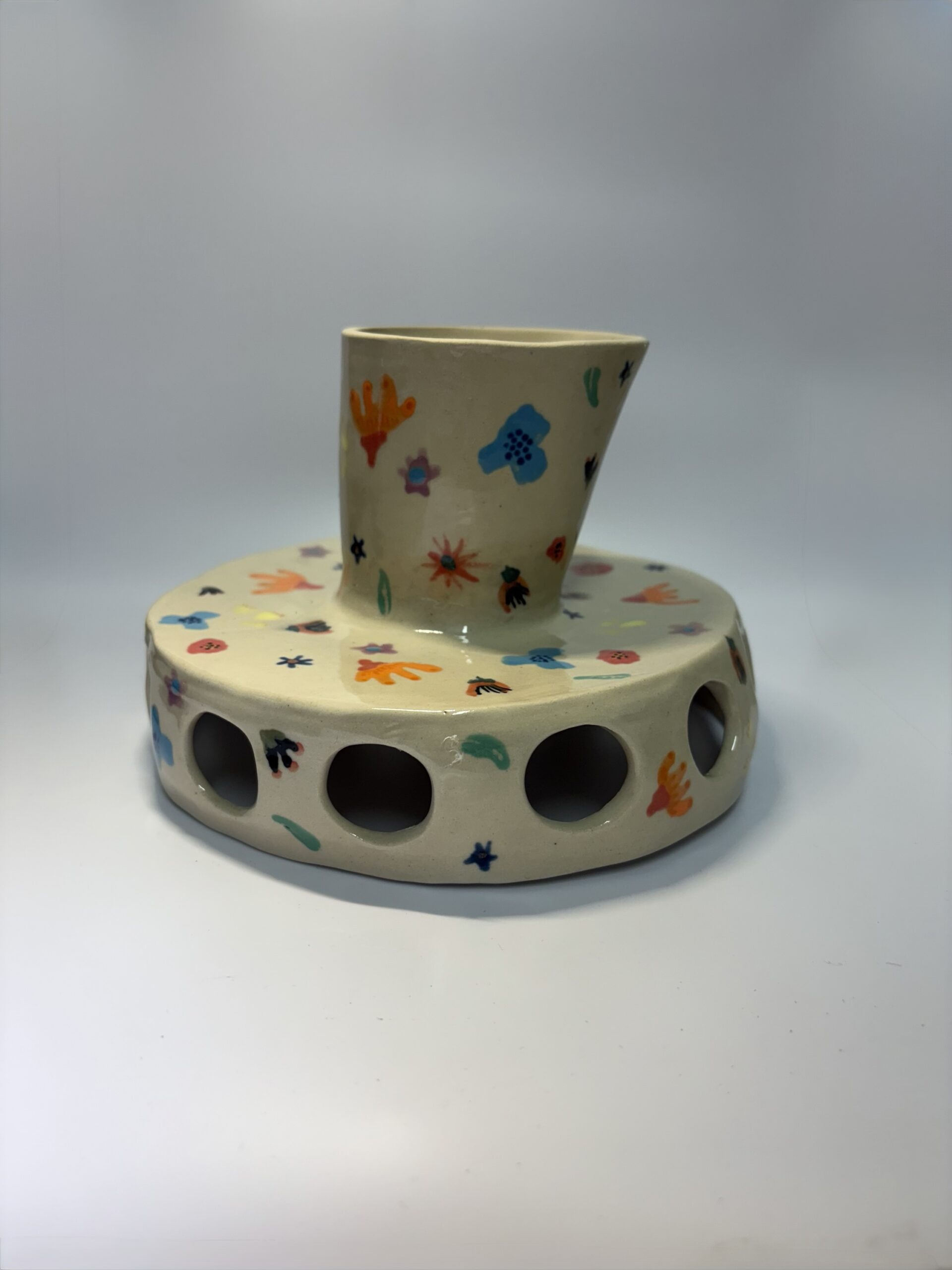 Alzatina da tavola fiori - immagine 3