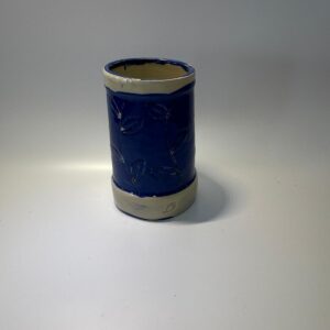 Vasetto blu alto - bicchiere
